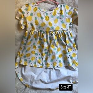 Pineapple Girls Top